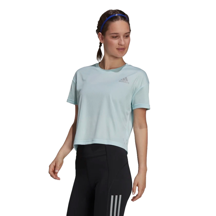 Tricou Adidas P.BLUE TEE W / Femei / XS / Albastru deschis photo 2